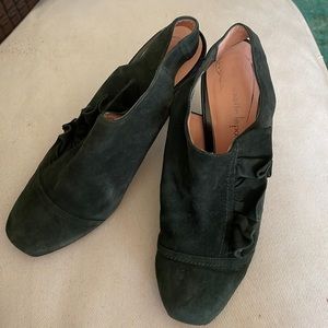 Nanette Lepore Evergreen Suede Shoes - 7.5